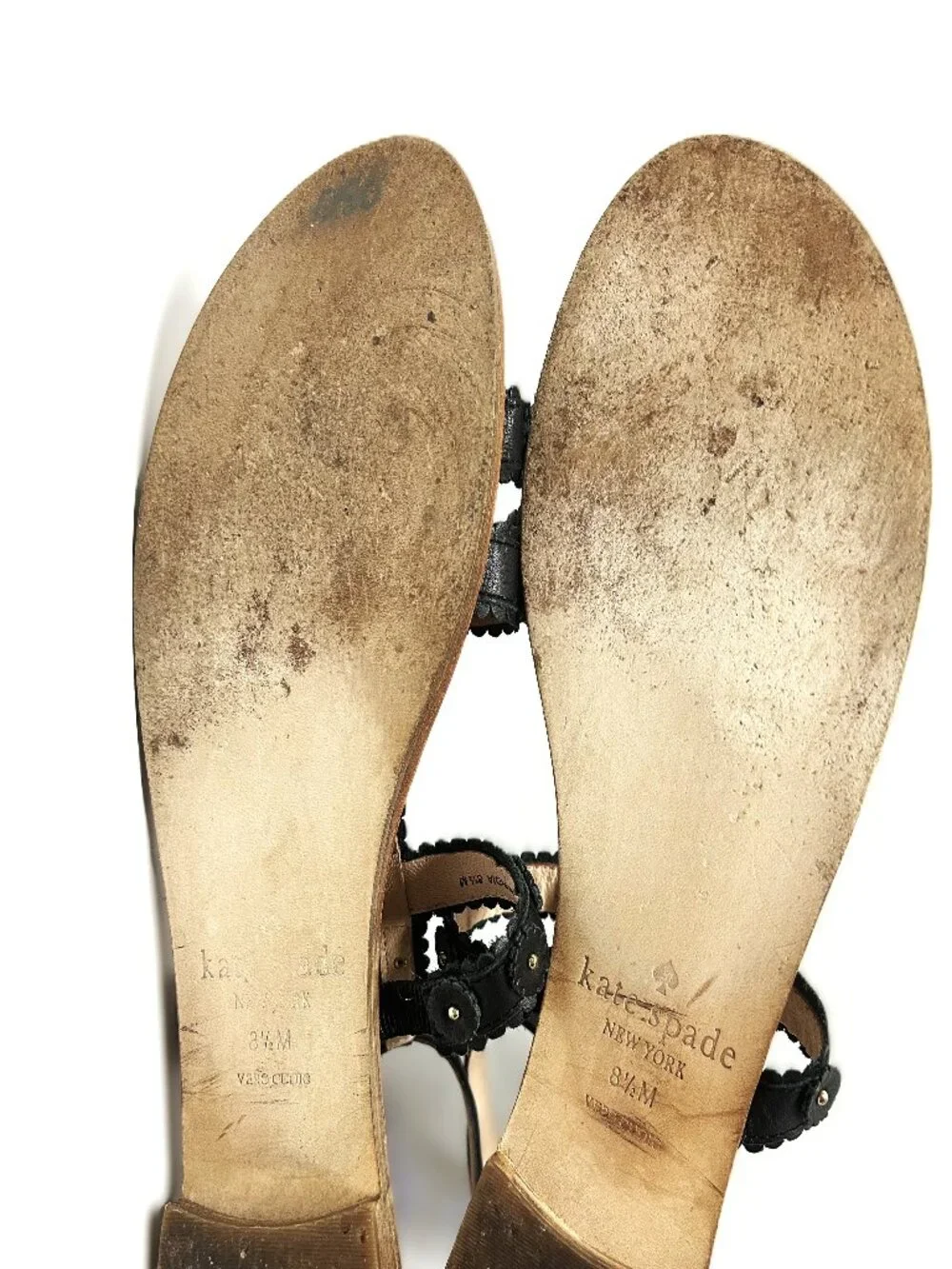 Kate Spade summer brown leather sandal size 8.5